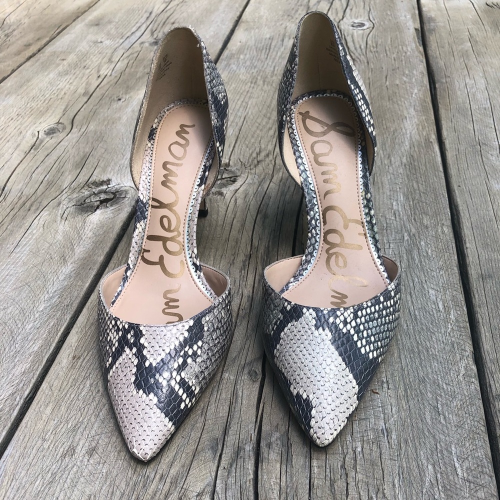 NWOT Sam Edelman Snake Pumps